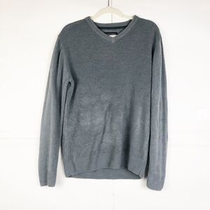 TRICOTS ST RAPHAEL Mens Gray Knit Long Sleeve Crew Neck Sweater Medium